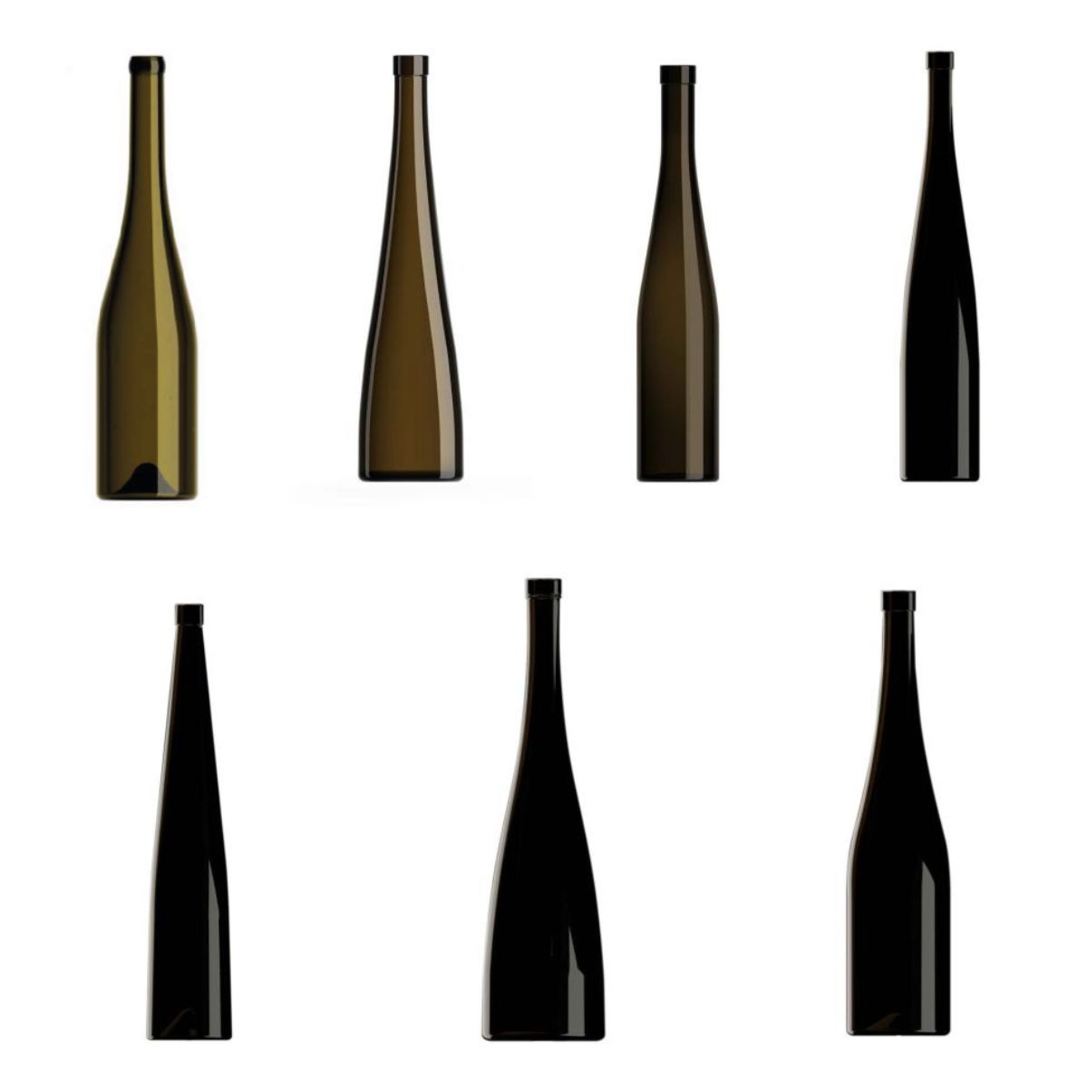 زجاجة نبيذ الراين