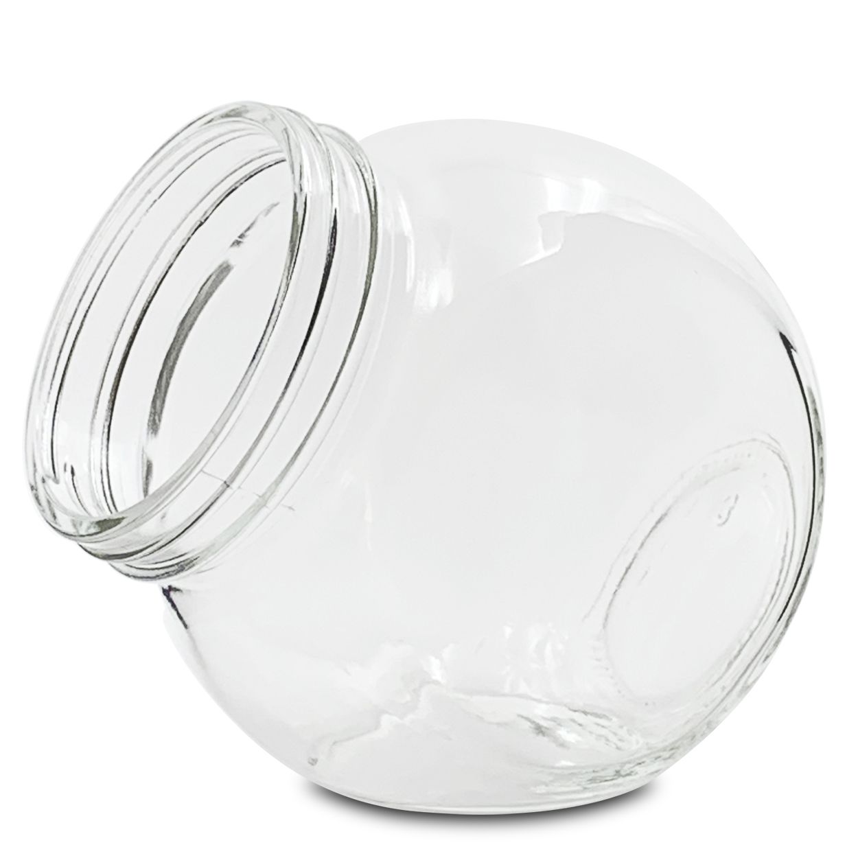 برطمان زجاجي مائل سعة 650 مل 22 أونصة بكميات كبيرة